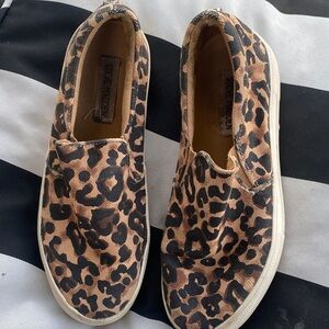 Steve Madden Kids Brown Leopard Sneakers